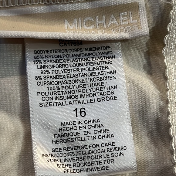 Michael Kors Leopard Surplus One Piece - Picture 14 of 14